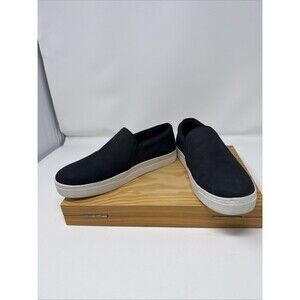 Eileen Fisher Loafers Womens 6.5 Black Suede Slip On Platform Comfort Shoes